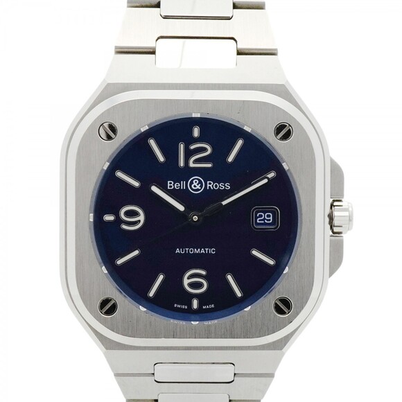 Bell & Ross Blue Steel BR05A-BLU-ST SST Dial Men's Watch - Picture 1 of 12